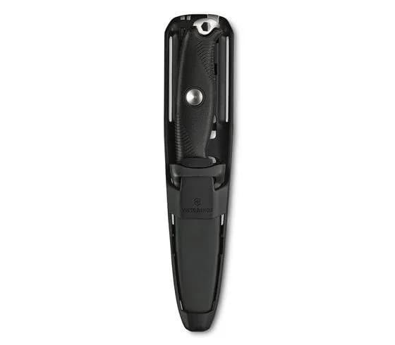 Victorinox Venture Pro, Single, Militärkniv, Drop point, Stål, Termoplastisk elastomer (TPE), Svart