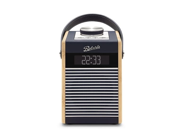 Roberts Radio Rambler Midi, Bärbar, Analog och digital, DAB, DAB+, FM, LCD, Blå, Marinblå, Aluminium, Bamboo