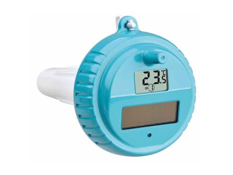 TFA-Dostmann 30.3216.20, Termometer, Turkos, Plast, Ovanmarkspool, Inbyggd pool, Uppblåsbar pool, Rund, Digital