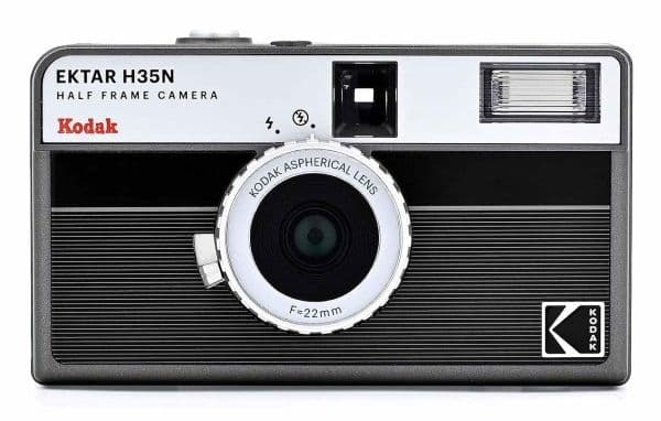 Kodak Ektar H35N, Kompakt filmkamera, 35 mm, 22 mm, Mekanisk, 1/100 s, Svart, Silver