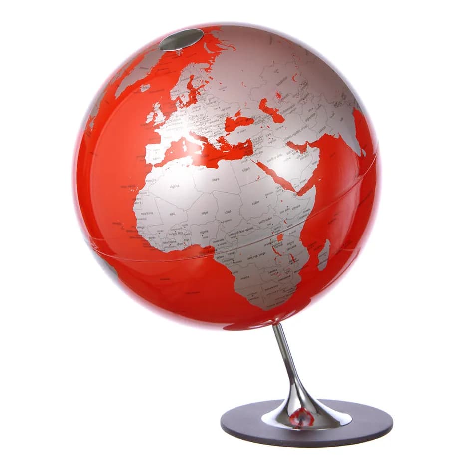 Jordglob Atmosphere Anglo Red