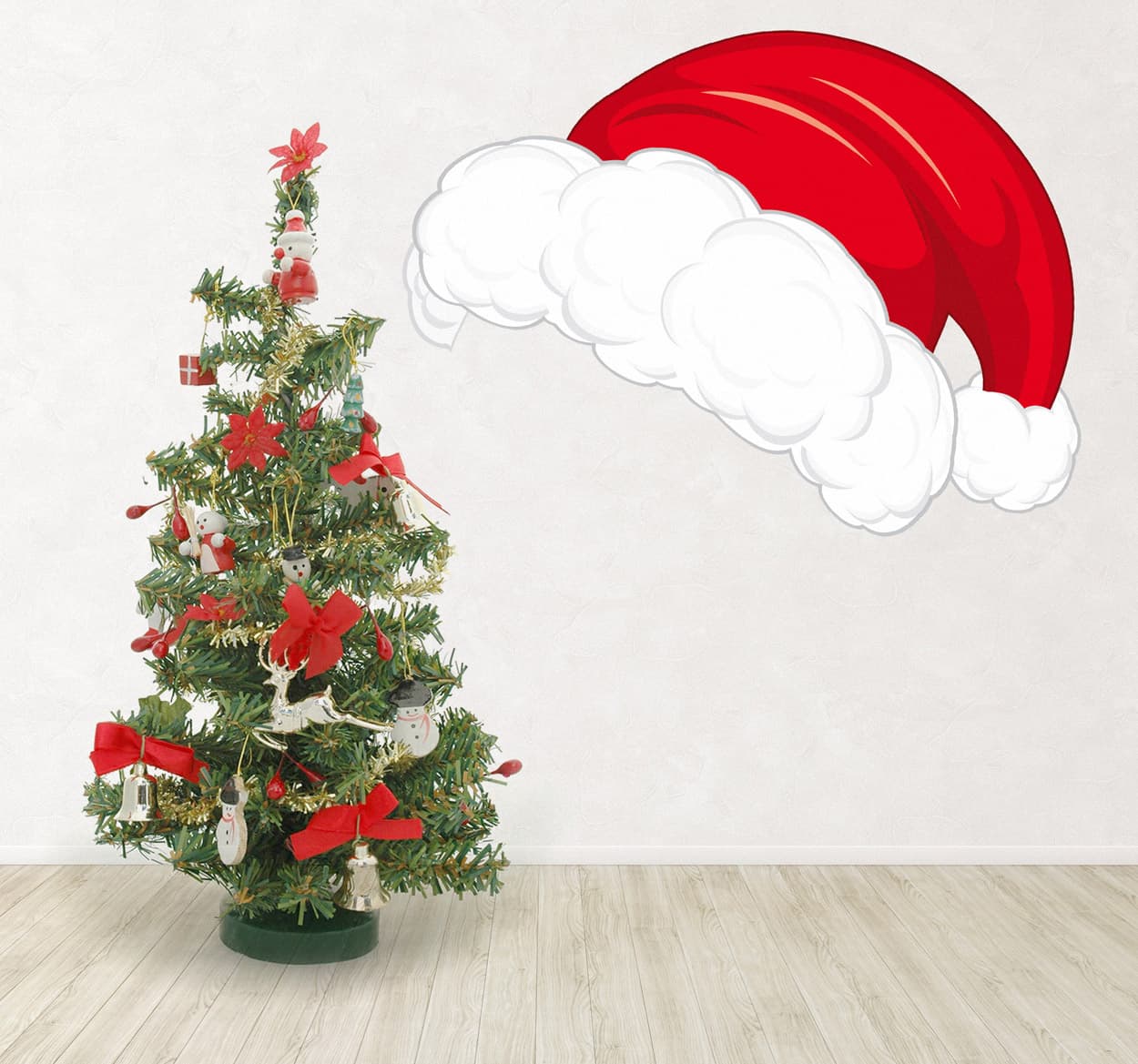 Jul julklapp jul klistermärke