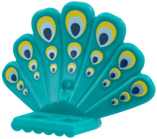 LEGO Påfågel Blågrön R0308-1612pb01