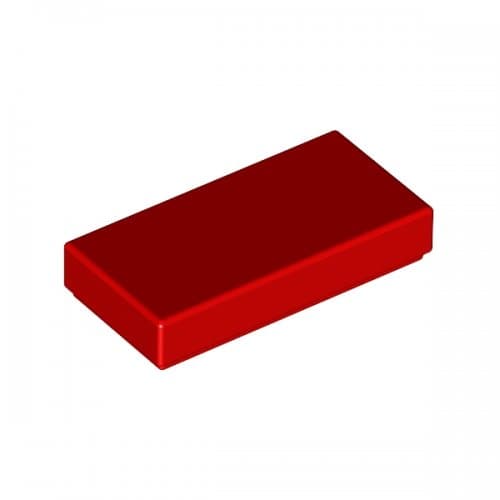 LEGO Flat Tile 1x2 Röd B1164-306921