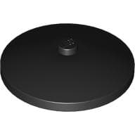 LEGO Round Plate Ø32x6.4 Svart 396026-B0198