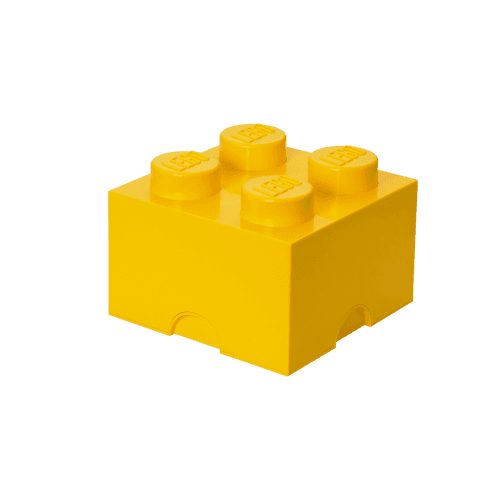 LEGO Förvaringslåda 4 Bright Yellow 40031732