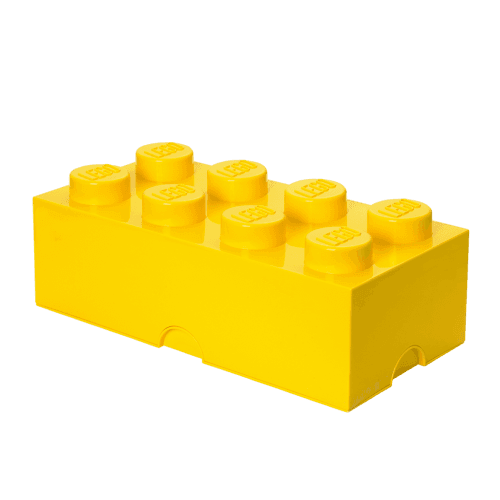 LEGO Förvaringslåda 8 Bright Yellow 40041732
