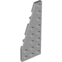LEGO Left Plate 3x8 W. Angle Ljusgrå 4258275-B2955