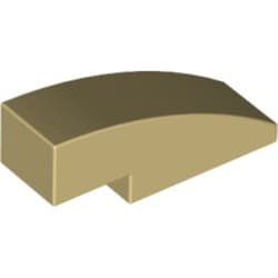 LEGO Brick W. Bow 1/3 Beige 4624088-B2242
