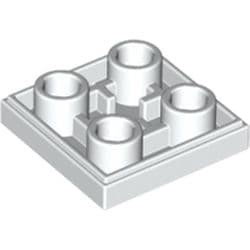LEGO Flat Tile 2x2 Inverted Vit B1488-6013866