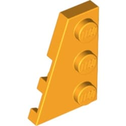 LEGO Left Plate 2x3 W. Angle Ljusorange B3234-6020145