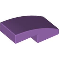 LEGO Plate W. Bow 1x2x2/3 Medium Lavender B3343-6136331