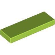 LEGO Flat Tile 1x3 Limegrön B3400-6185307