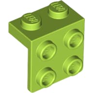 LEGO Angle Plate 1x2/2x2 Limegrön B3279-6212972