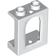 LEGO Fönsterram 1x2x2 W. Bowed Slit Vit (inkl 6254552) 6322480-R0388