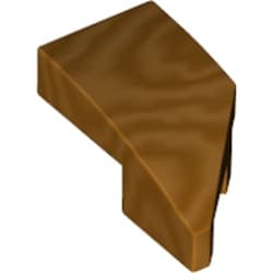 LEGO Left Plate 1x2 W. Bow 45 Deg. Cut Metallic Guld B3419-6386791