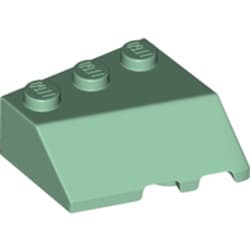 LEGO Left Roof Tile 3x3 Sandgrön B2956-6401019