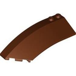 LEGO Left Shell 3x8x2 W. Bow Angle Rödbrun B2183-6486925
