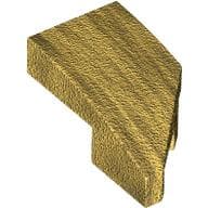 LEGO Left Plate 1x2 W. Bow 45 Deg. Cut Guld B3251-6498742