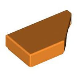 LEGO Tile 1x2 Deg. 45 Cut Right Orange 6510144-B2166