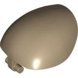 LEGO Shell W. 3.2 Shaft Mörkbeige 6510986-R0505