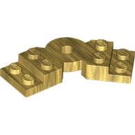 LEGO Plate Rotated 45 Deg. Guld 6525970-B2837