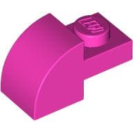 LEGO Brick 1x2x1 Bow W. Cutout Cerise B1462-6553413