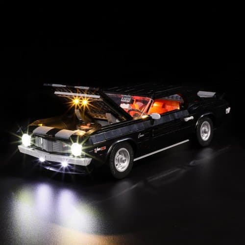 Belysning till 10304 Icons Chevrolet Camaro Z28 LGK544