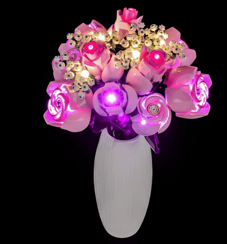 Belysning till Botanicals Bukett med rosa blommor 10374 LGK807