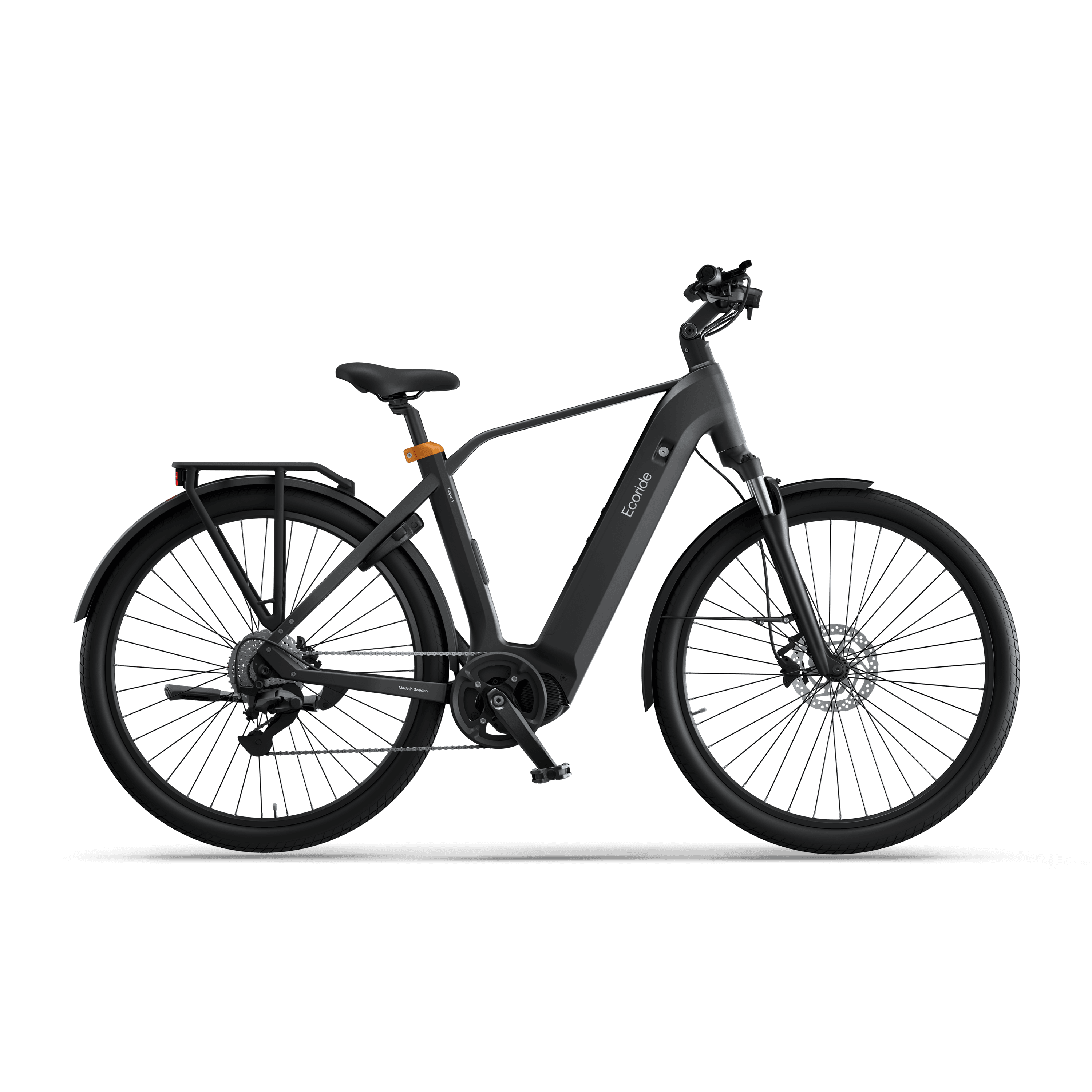 Ecoride Tripper 4 Hybrid | Mid motor | High-step, Black, One-size (M/L)