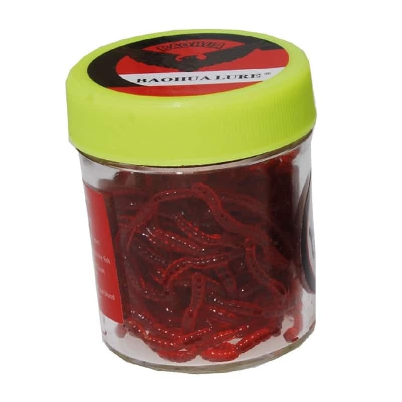Baohua Lure Bloodworm Blodröd Flytande