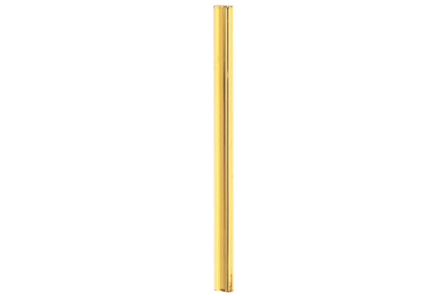 Hobby - Glaspärla Guld Rör - 50x3,5mm