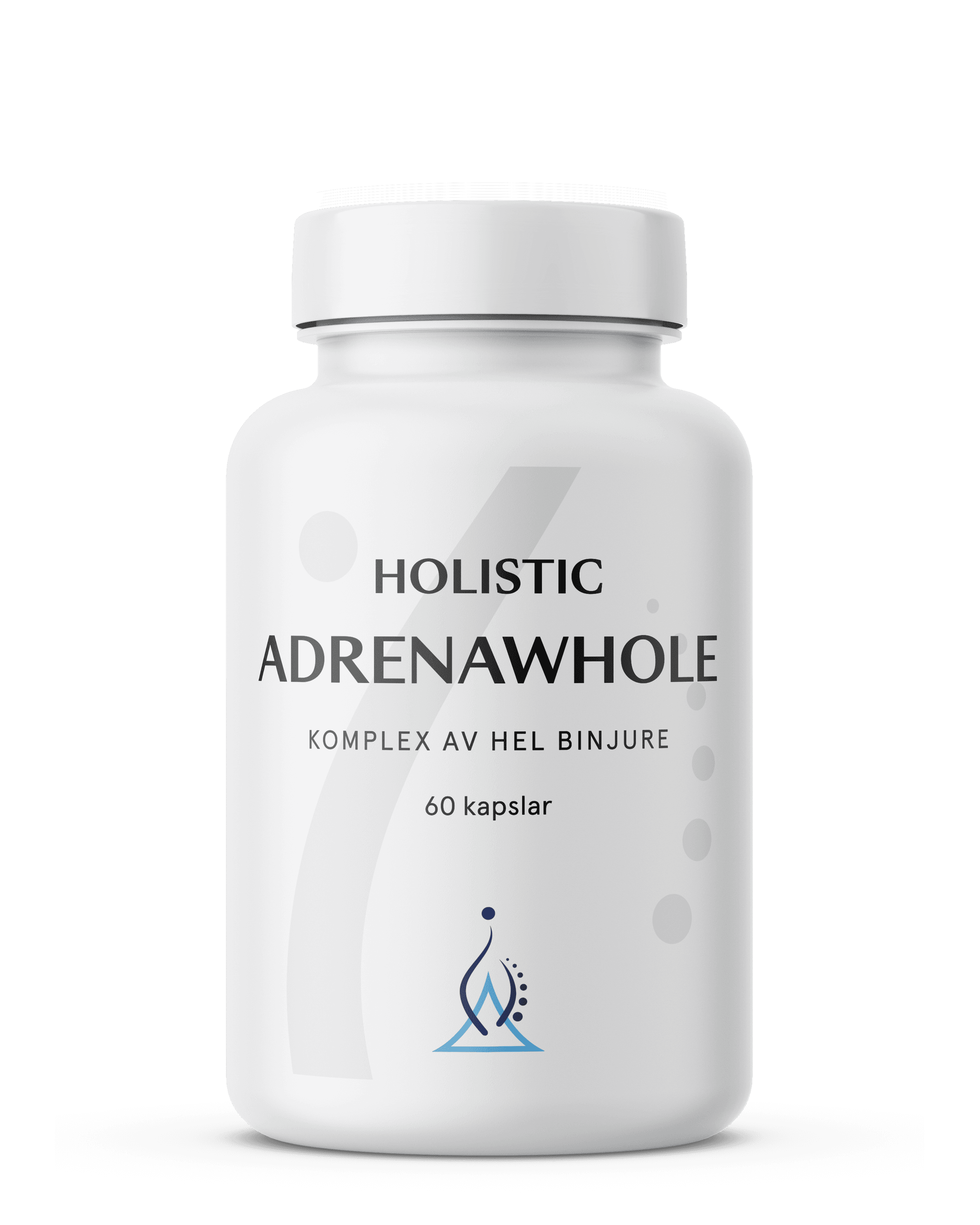 Holistic Adrenawhole 200 mg, 60 kapslar