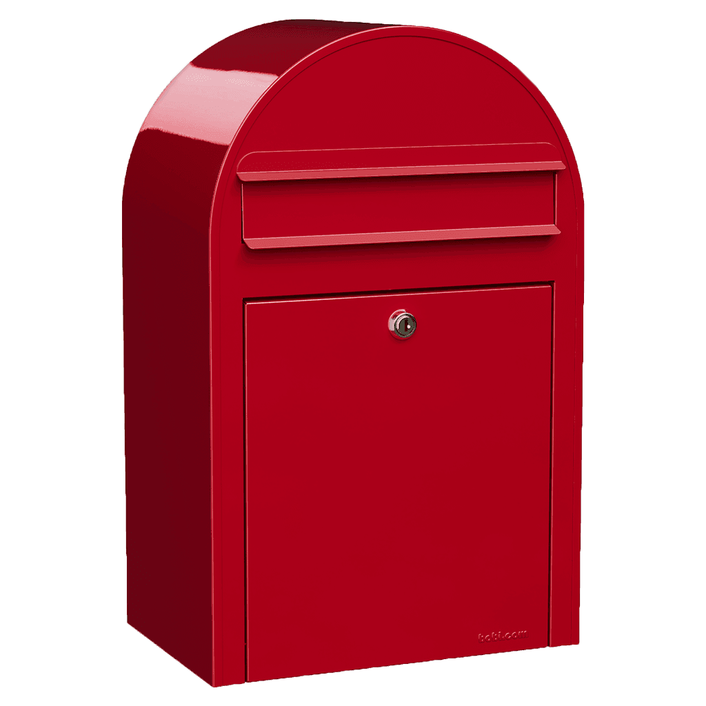 Postlåda BOBI CLASSIC - Röd RAL 3001