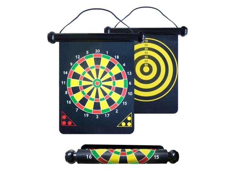 Dartspel Sport 43 cm med 6 pilar