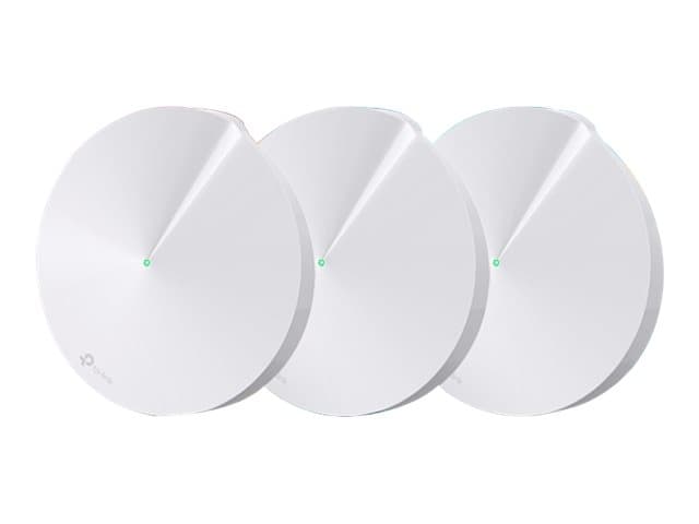 TP-Link DECO M5 - Wifi-system - upp till 4500 kvadratfot - mesh 1GbE - Wi-Fi 5 - Dubbelband (paket om 3)