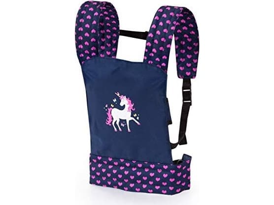 Bayer.Baby dockbärsele navy blue + c.pink 62254AA