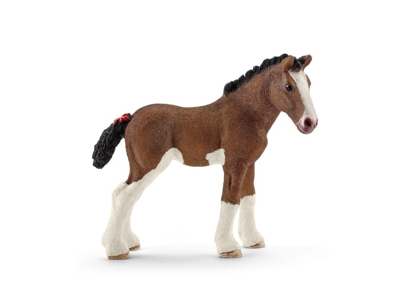 Schleich Clydesdale-häst, föl