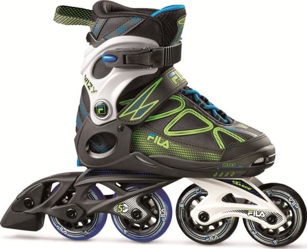 Rullskridskor Fila Wizy rekreationsjusterbara svarta stl. 32-35