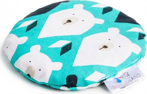 BOC0181 värmeflaska small 180 g mint teddy bears
