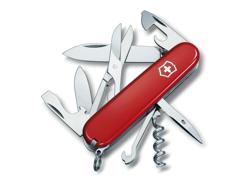 Victorinox 1.3703, Fällkniv av slipjoint-modell, Kniv med flera verktyg, Rostfritt stål, 18 mm, 82 g