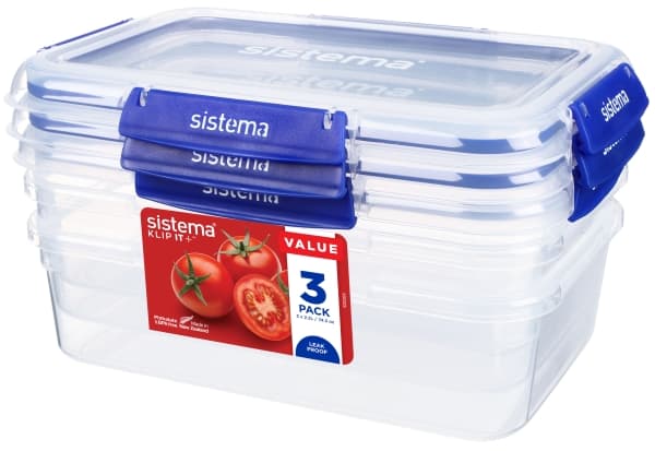 Sistema Rectangle 3-pack 2,2 L