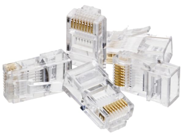 Alantec WT106, RJ45, Transparent, Hankoppling, Rak, 100 styck