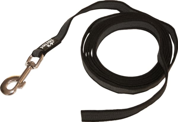 Julius-K9 K9 C&G-lina, svart/grå 20mm/3m m/koppel
