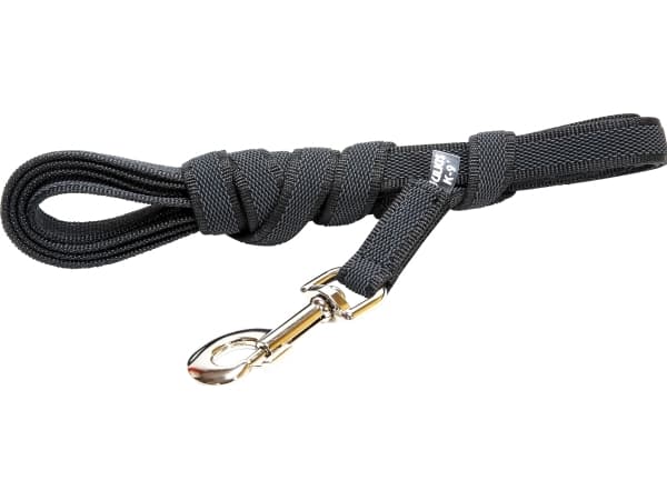 Julius-K9 K9 C&G-koppel svart/grå 20mm/3m m/handtag