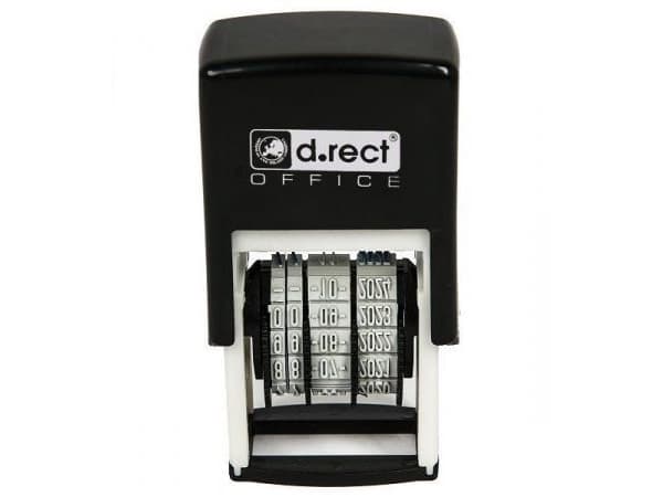 Datumstämpel S510 svart D.RECT