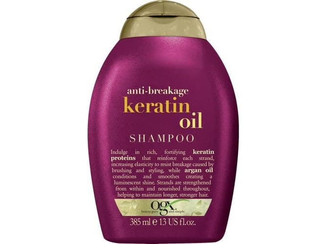 OGX Strength and Length Keratin Oil Shampoo 385ml