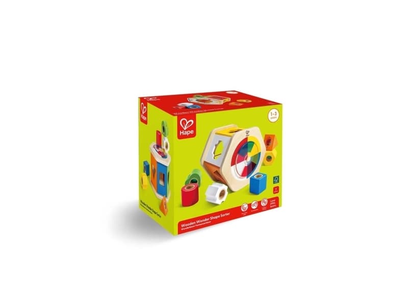 Hape – låda för färg- och formsortering