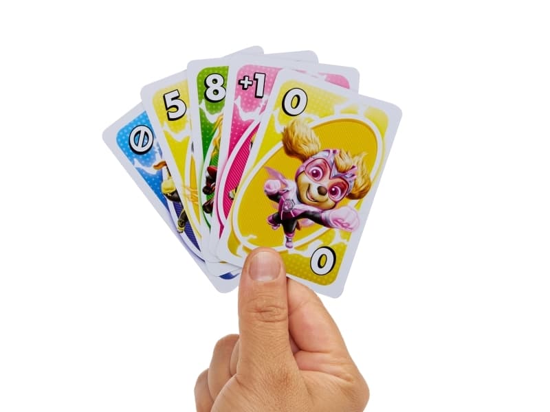 Games UNO Junior Paw Patrol The Mighty Movie, Kortspel, Kasta kort, 3 Šr