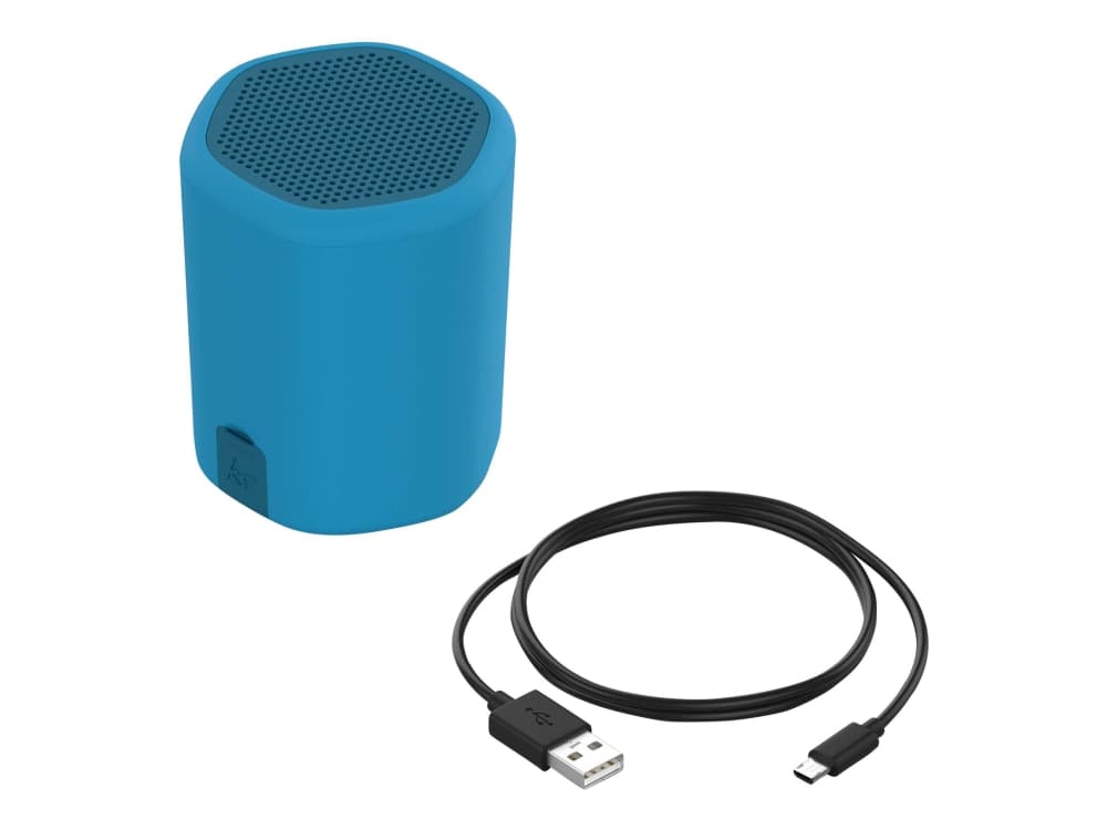 KitSound Hive2O - Högtalare - för bärbar användning - trådlös - Bluetooth - 5 Watt - blå